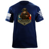 Santa Operator Polygon Texas T-Shirt Shirts 86371-S-NAVY