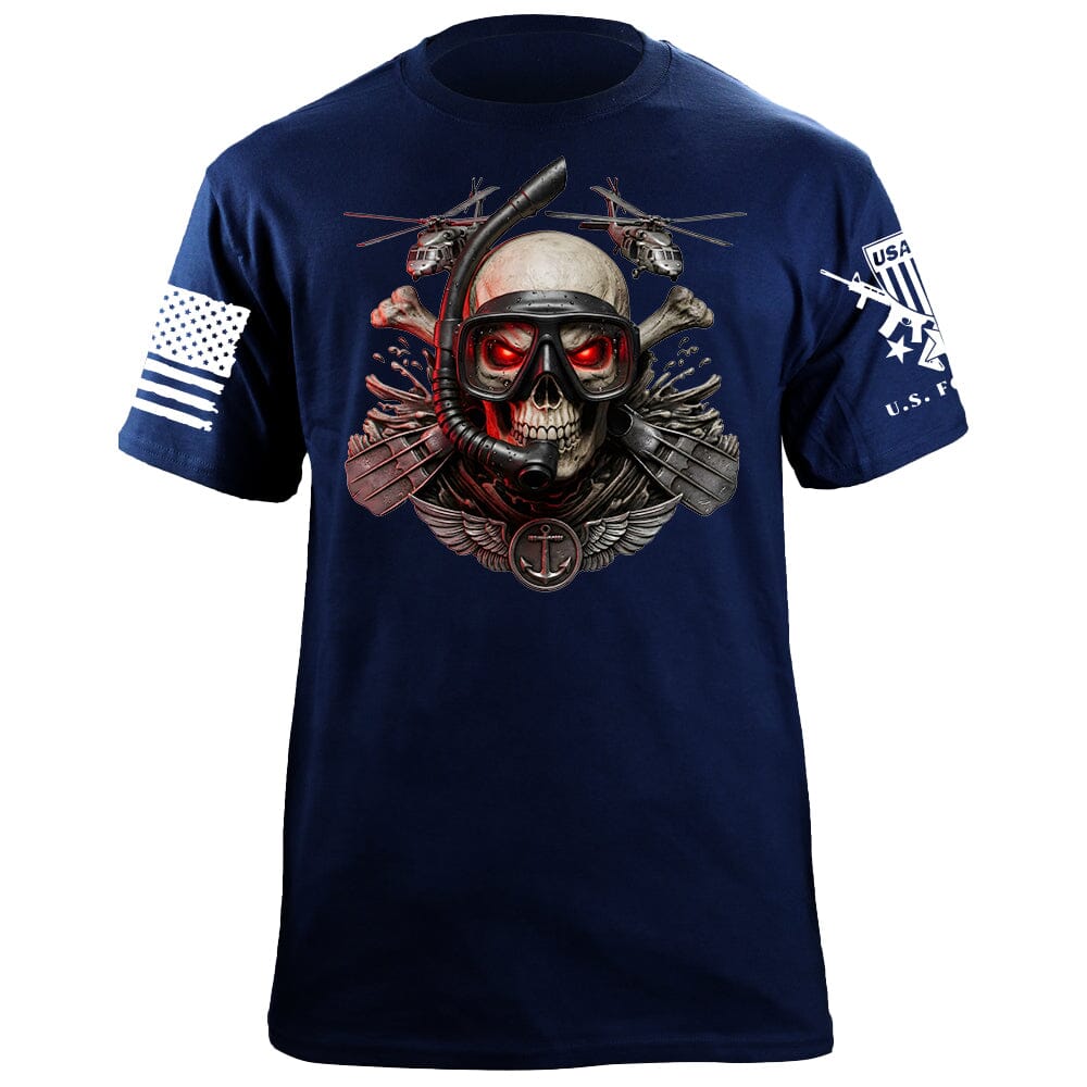 SEAL Dive Pin T-Shirt Shirts 88103-S-NAVY