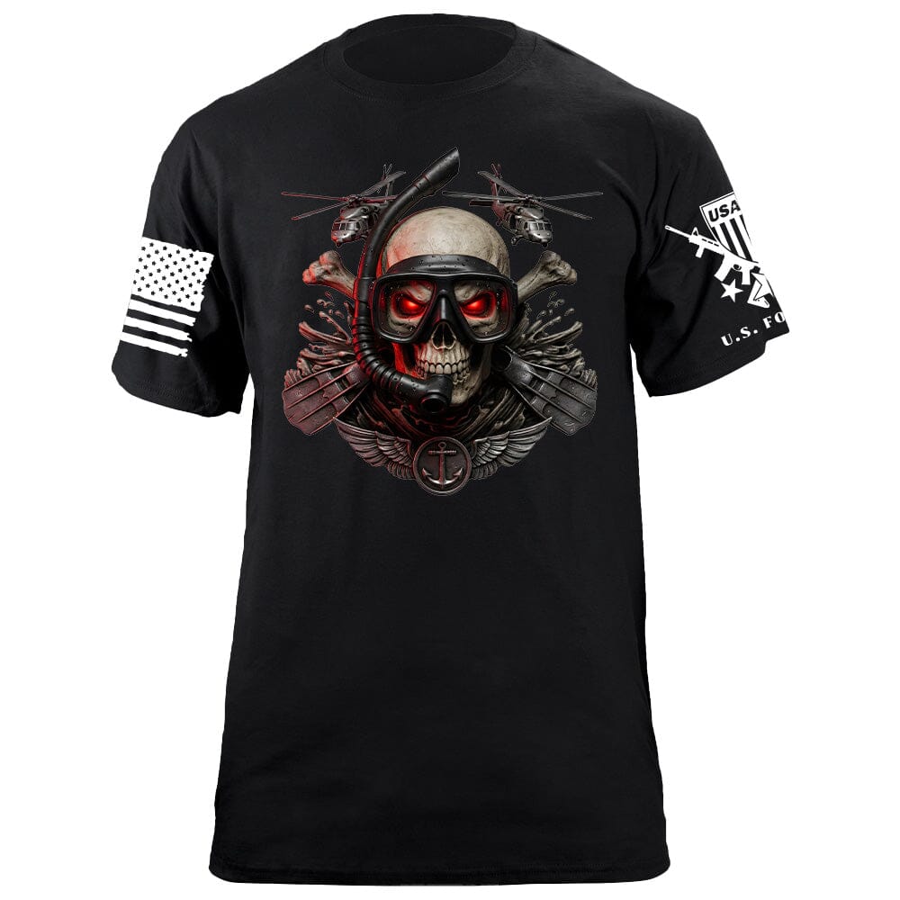 SEAL Dive Pin T-Shirt Shirts 88103-S-BK