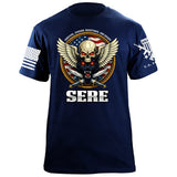 SERE Skull T-Shirt Shirts 88088-S-NAVY