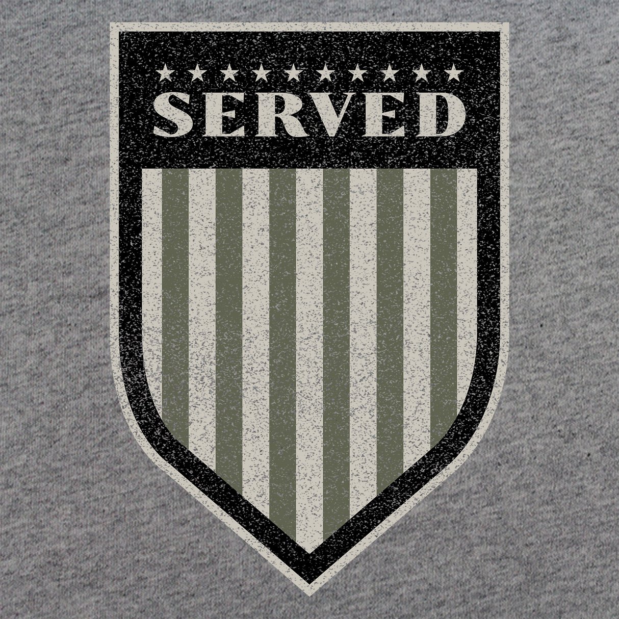 Served Shield Drab Hoodie