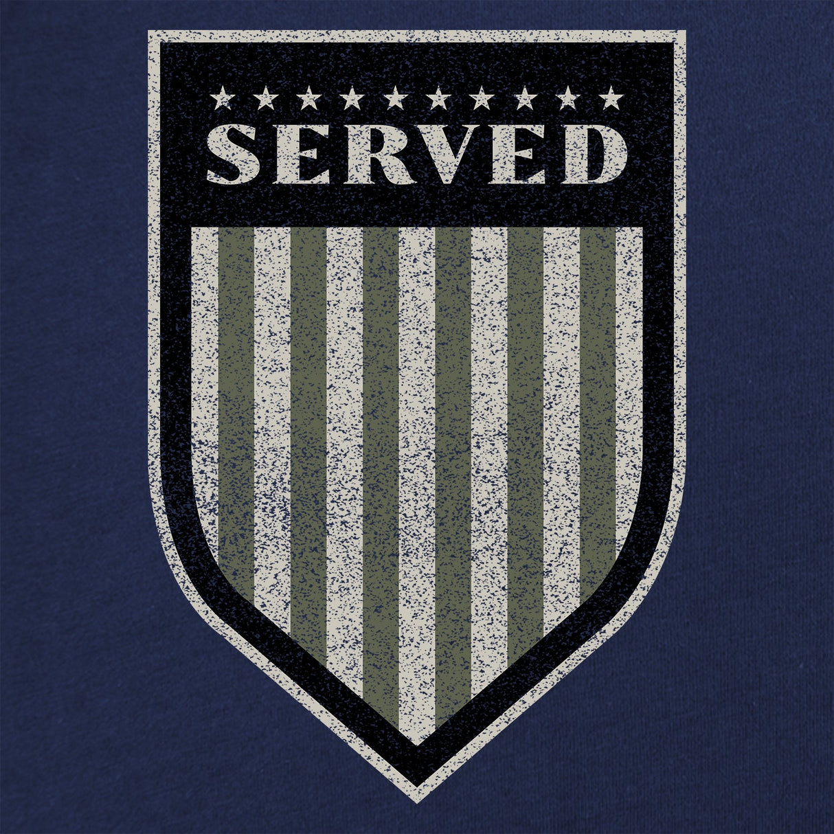 Served Shield Drab Hoodie