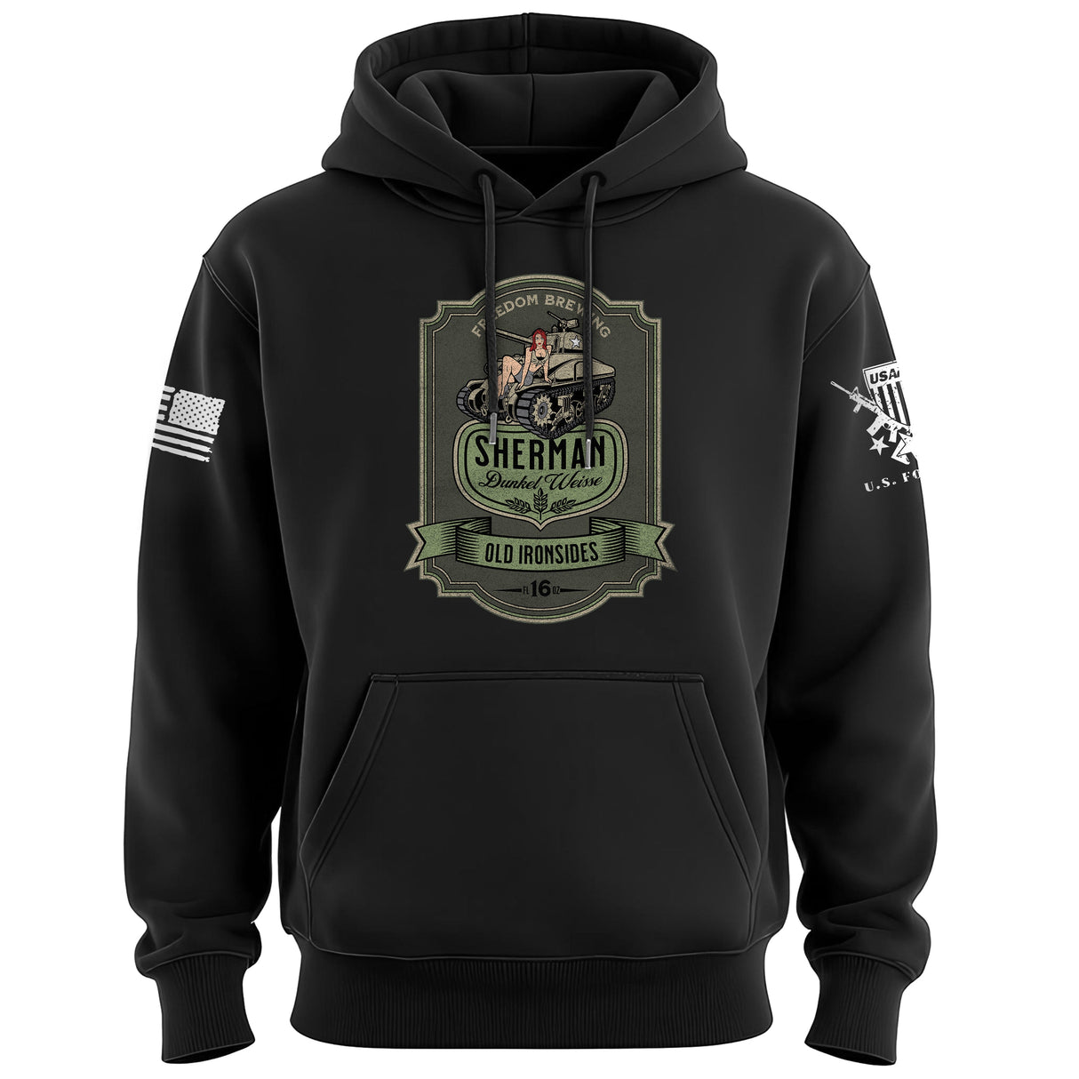 Sherman Dunkel Weisse Hoodie