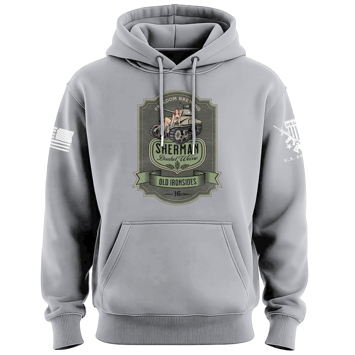 Sherman Dunkel Weisse Hoodie Hoodies 100244-S-HG