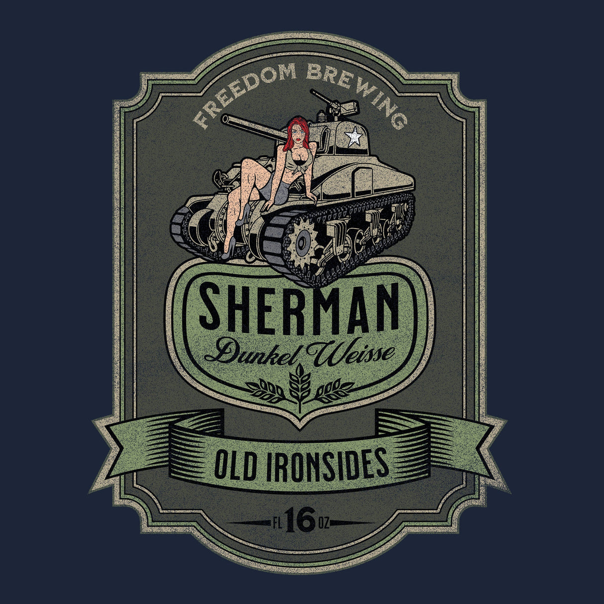 Sherman Dunkel Weisse Hoodie