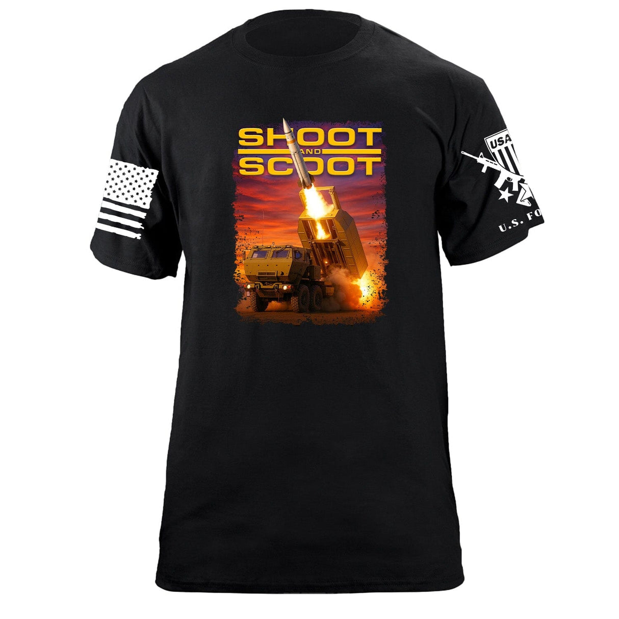 Shoot and Scoot T-Shirt Shirts 87452-S-BK