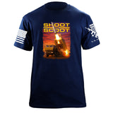 Shoot and Scoot T-Shirt Shirts 87452-S-NAVY