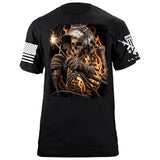 Blue Collar Skeleton T-Shirt Shirts 88139-S-BK