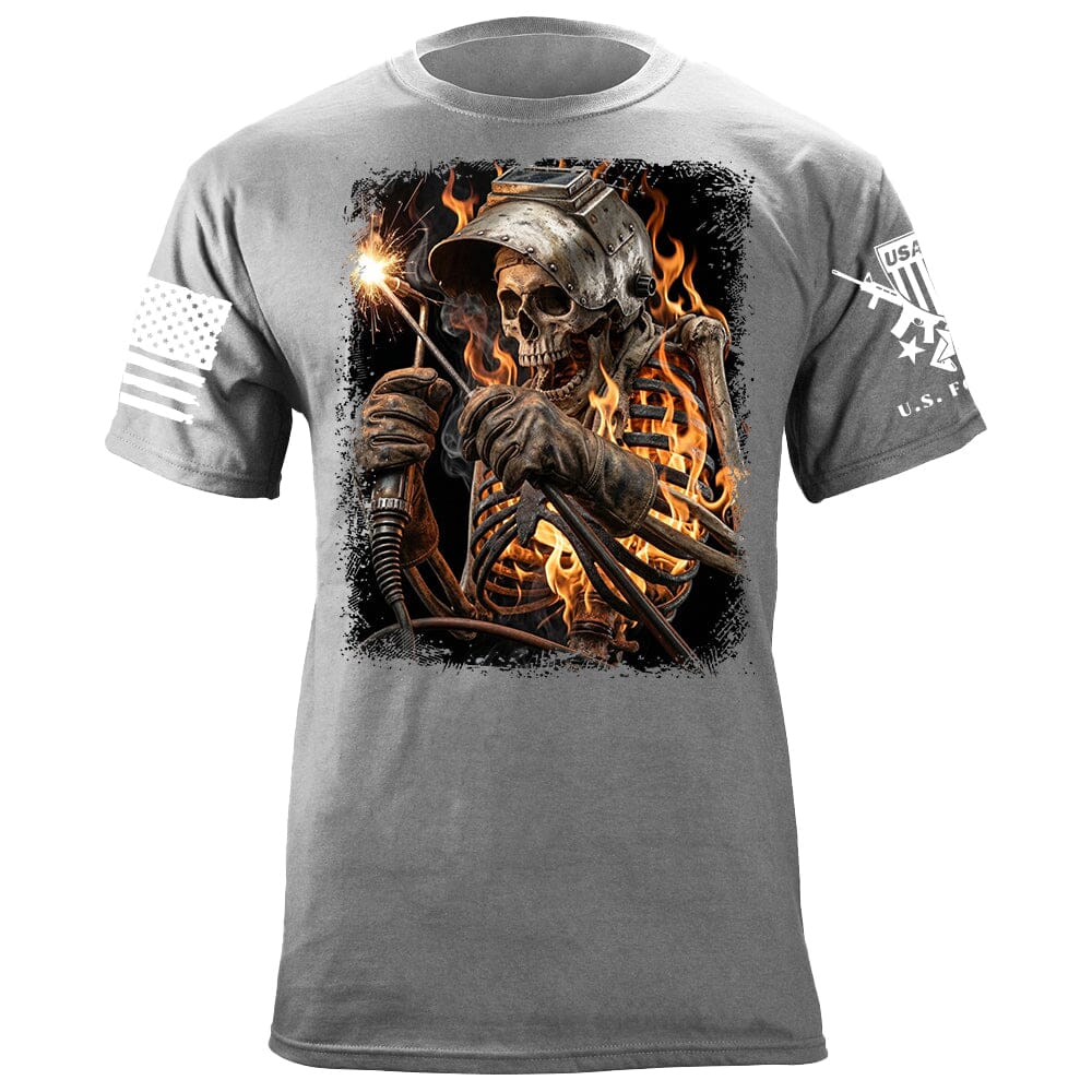 Blue Collar Skeleton T-Shirt Shirts 88139-S-HG