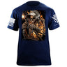 Blue Collar Skeleton T-Shirt Shirts 88139-S-NAVY