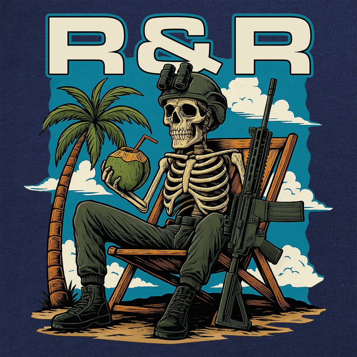 Skeleton Operator R7R T-Shirt Shirts 