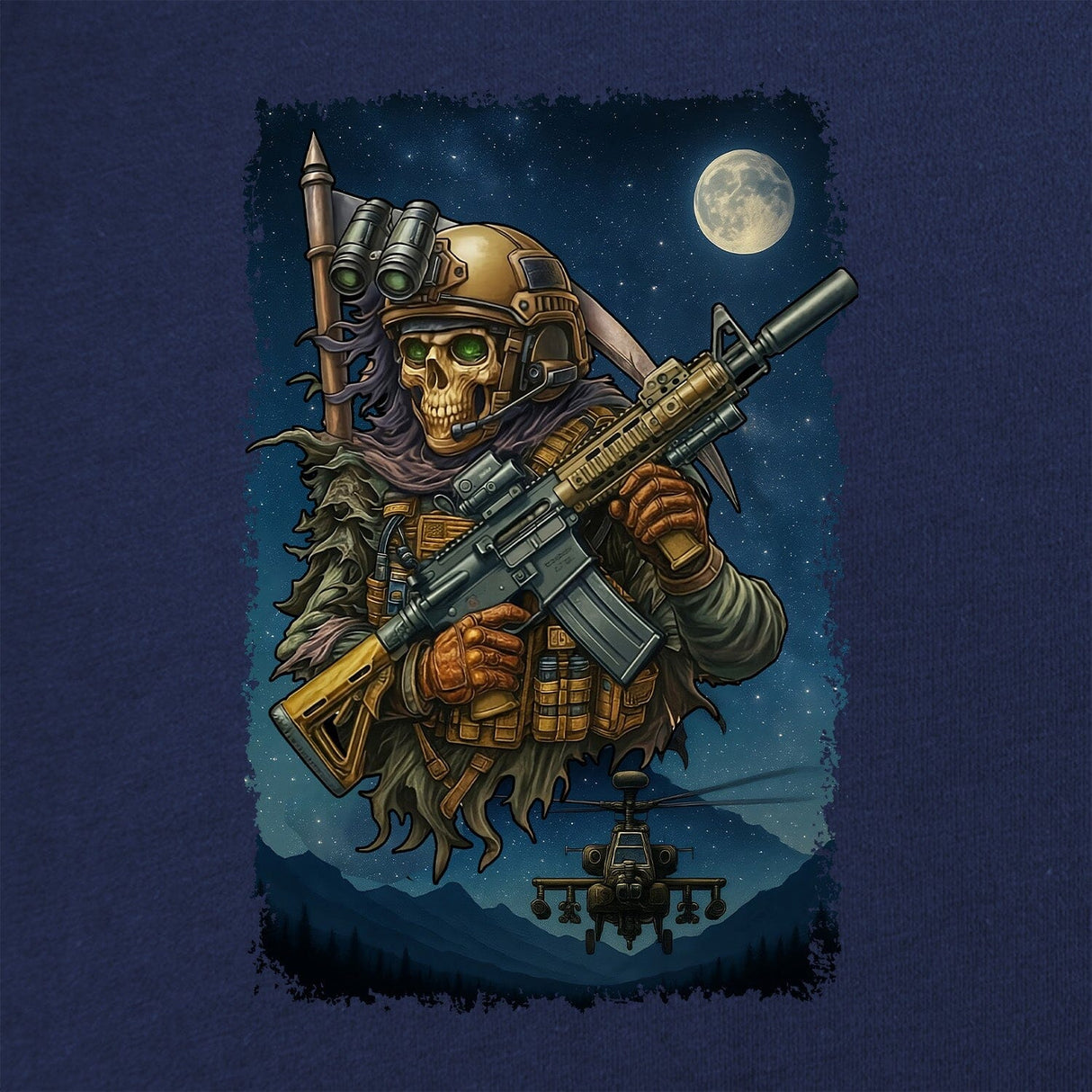 Skeleton M4 T-Shirt Shirts 