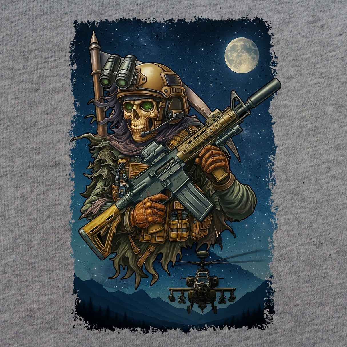 Skeleton M4 T-Shirt Shirts 