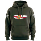 Skinny Horizontal Paint Swatch Florida Flag Hoodie