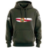 Skinny Horizontal Paint Swatch Florida Flag Hoodie