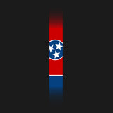 Skinny Tennessee Flag Vertical Hoodie
