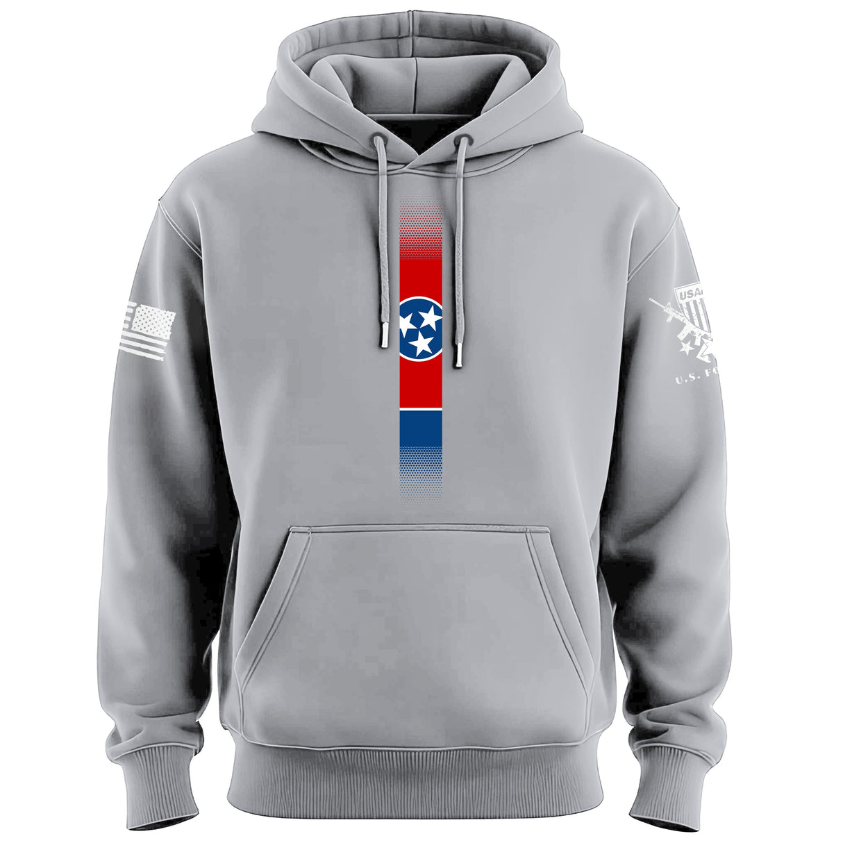 Skinny Tennessee Flag Vertical Hoodie