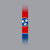 Skinny Tennessee Flag Vertical Hoodie