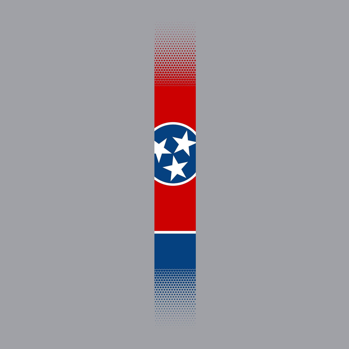 Skinny Tennessee Flag Vertical Hoodie Hoodies 