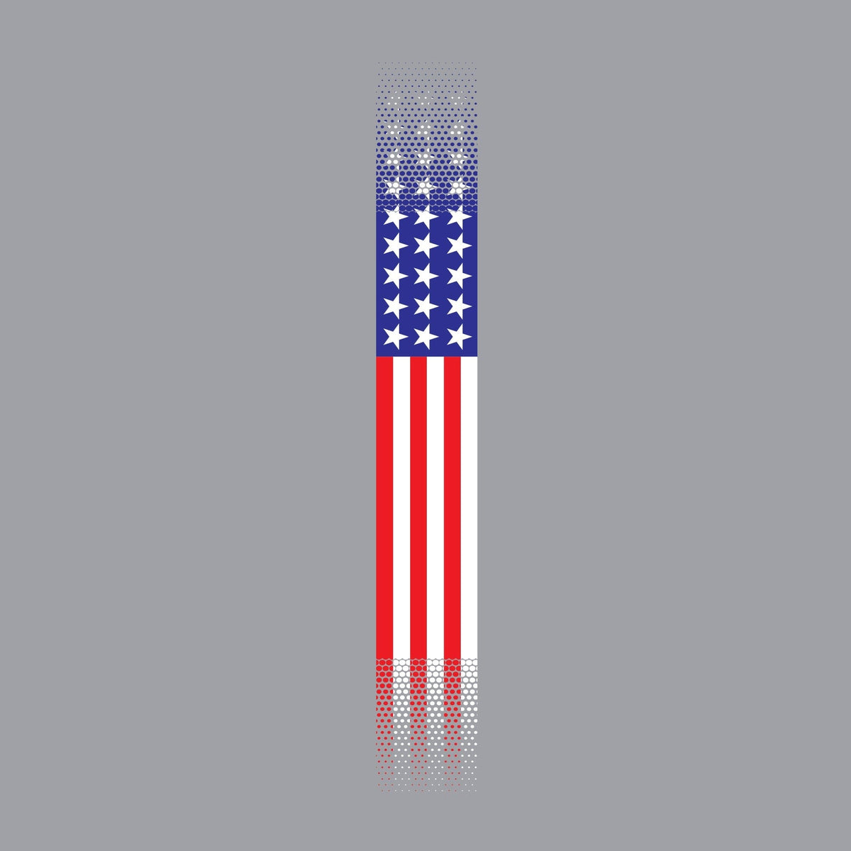 Skinny US Flag Vertical Hoodie Hoodies 