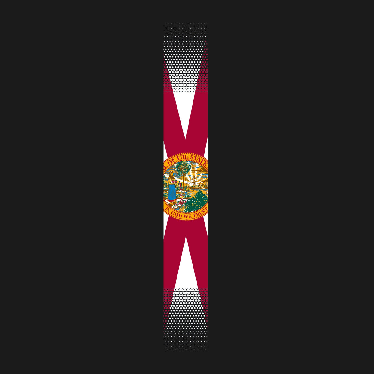 Skinny Vertical Florida Flag Hoodie