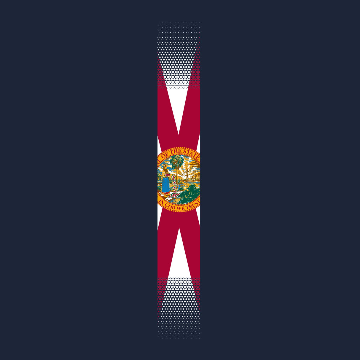 Skinny Vertical Florida Flag Hoodie