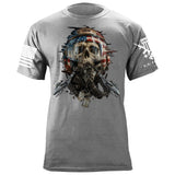 Skull Fighter Pilot T-Shirt Shirts 88141-S-HG
