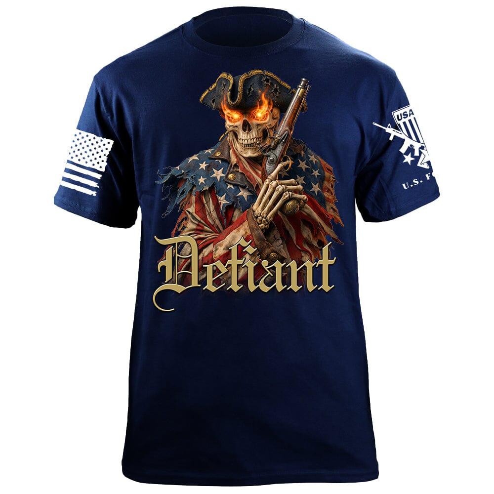 Defiant Patriot T-Shirt Shirts 88142-S-NAVY