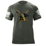 Skull Crossed Guns T-Shirt Shirts 87406-S-MG
