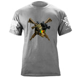 Skull Crossed Guns T-Shirt Shirts 87406-S-HG