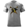 Skull Crossed Guns T-Shirt Shirts 87406-S-HG