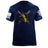 Skull Crossed Guns T-Shirt Shirts 87406-S-NAVY