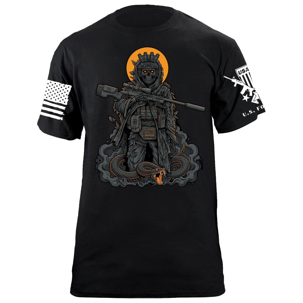 Low Contrast Sniper T-Shirt Shirts 88143-S-BK