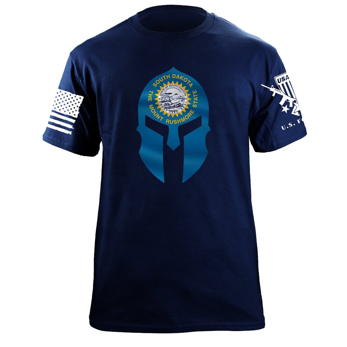 South Dakota Spartan T-Shirt Shirts 88004-S-NAVY