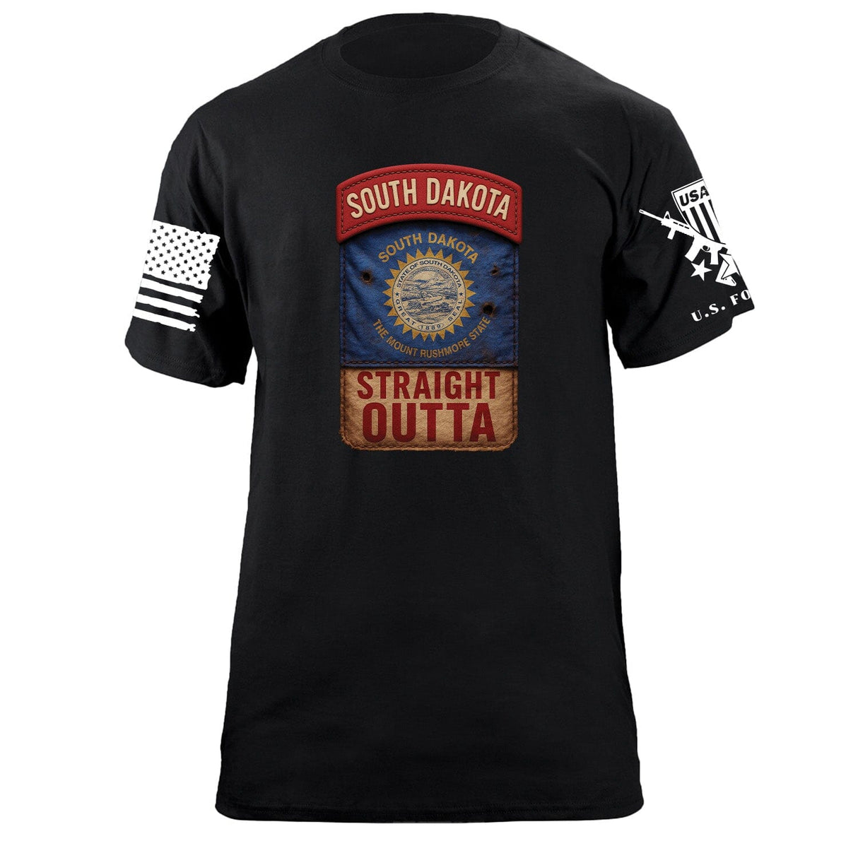 State Tab Shirt: South Dakota Shirts 86419-S-BK