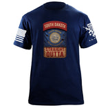 State Tab Shirt: South Dakota Shirts 86419-S-NAVY