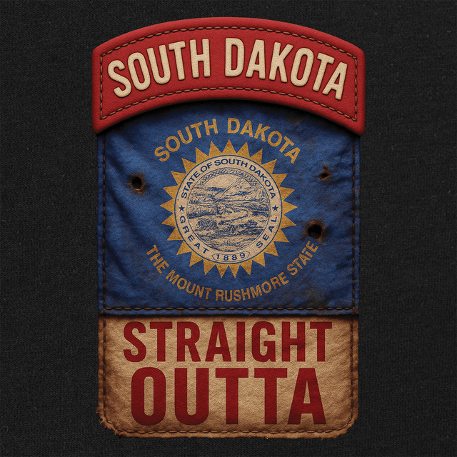 State Tab Shirt: South Dakota Shirts 