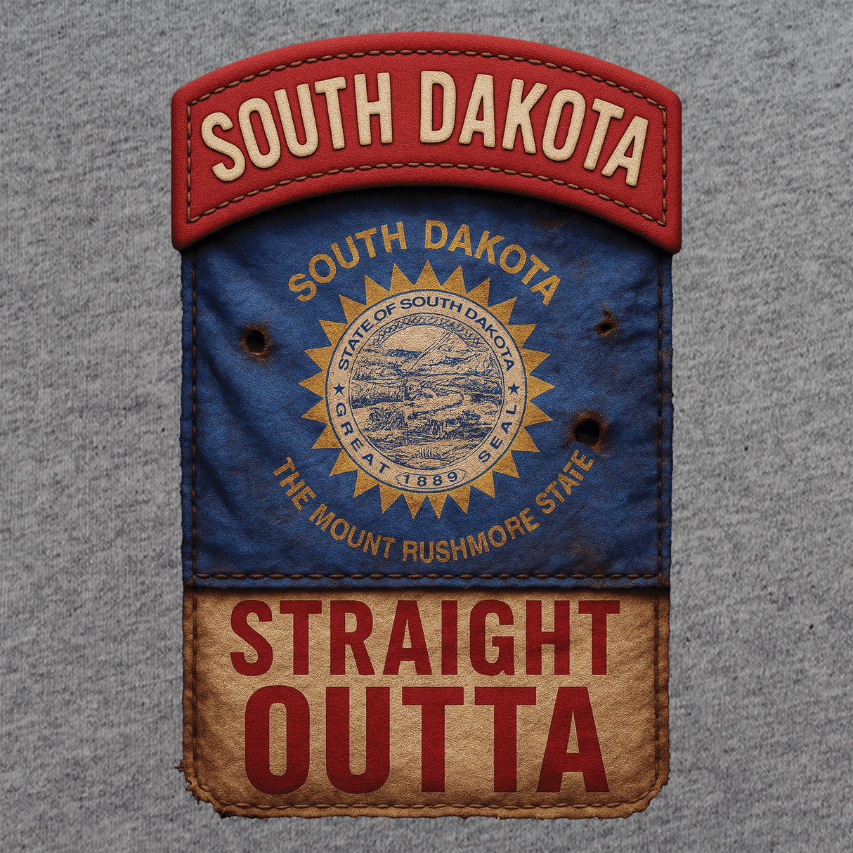 State Tab Shirt: South Dakota Shirts 