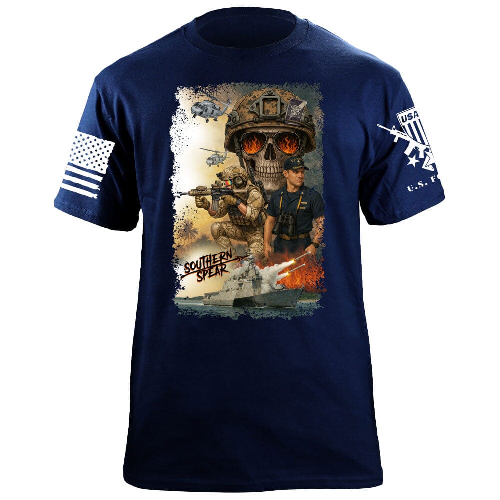 Southern Spear T-Shirt Shirts 88048-S-NAVY