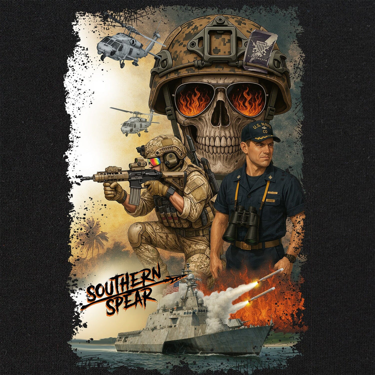 Southern Spear T-Shirt Shirts 