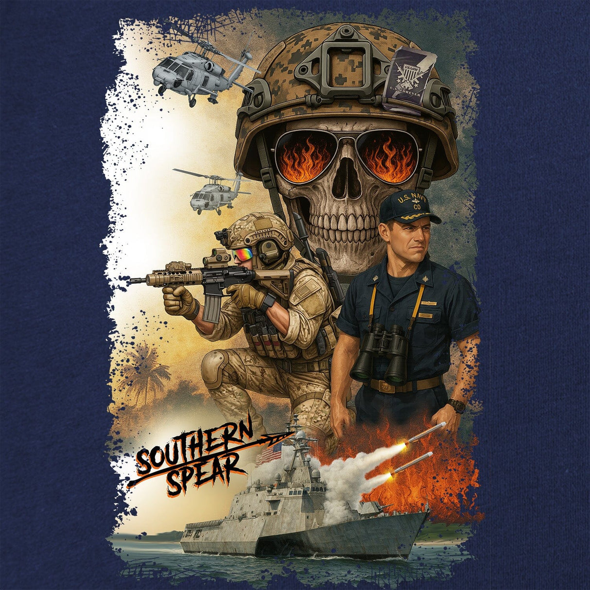 Southern Spear T-Shirt Shirts 