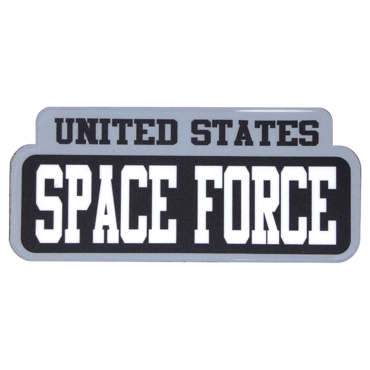 Space Force Stacked Text Sticker