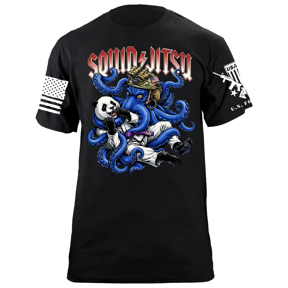 Squid Jitsu T-Shirt Shirts 88049-S-BK