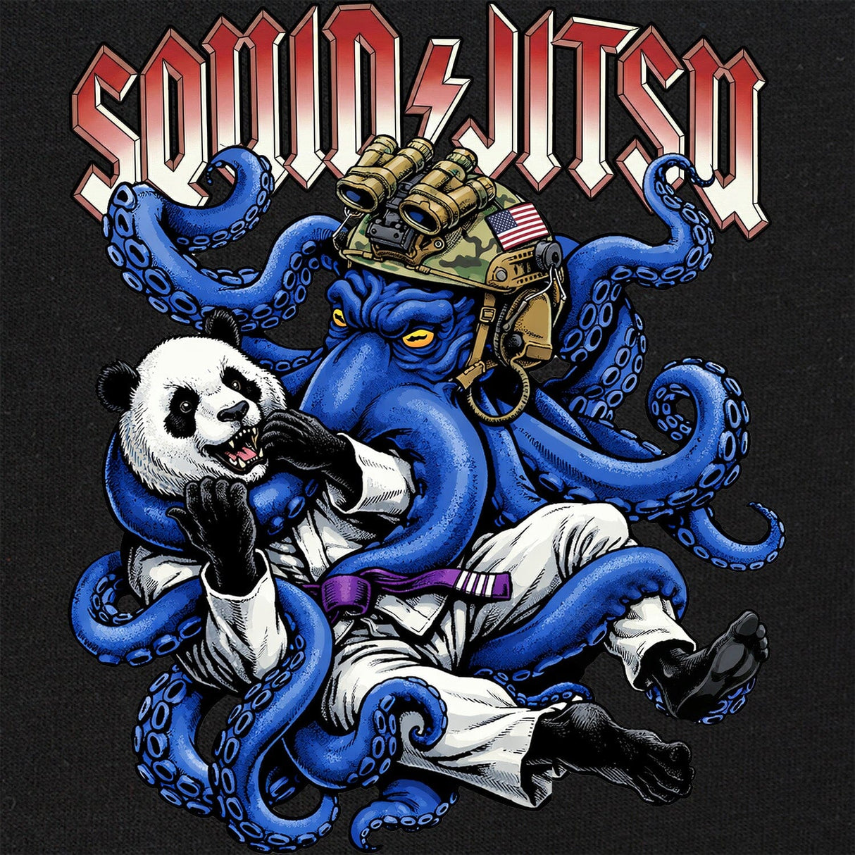 Squid Jitsu T-Shirt Shirts 