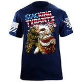 Stacking Tyrants T-Shirt Shirts 88146-S-NAVY