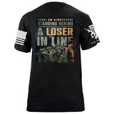 Loser in Line T-Shirt Shirts 88050-S-BK