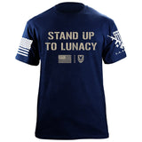 Stand Up To Lunacy T-Shirt Shirts 87340-S-NAVY