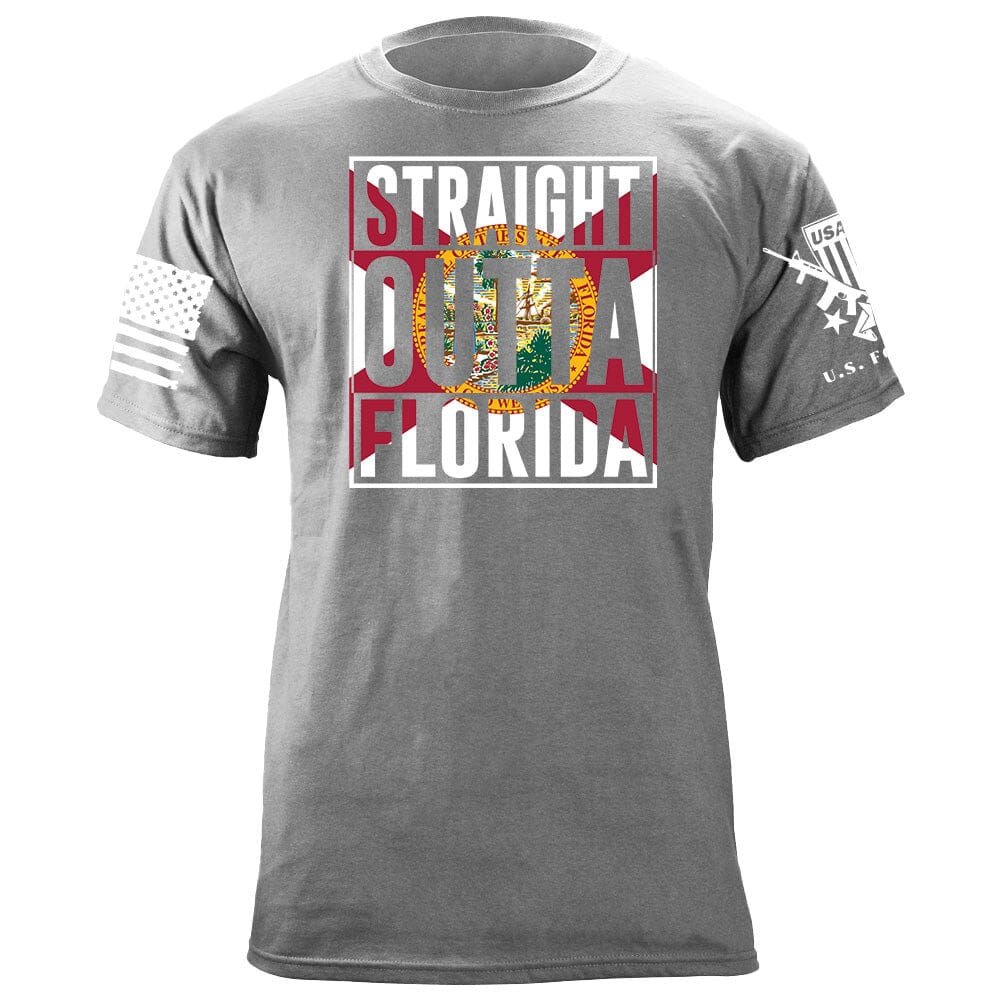 Straight Outta Florida T-Shirt Shirts 87003-S-HG