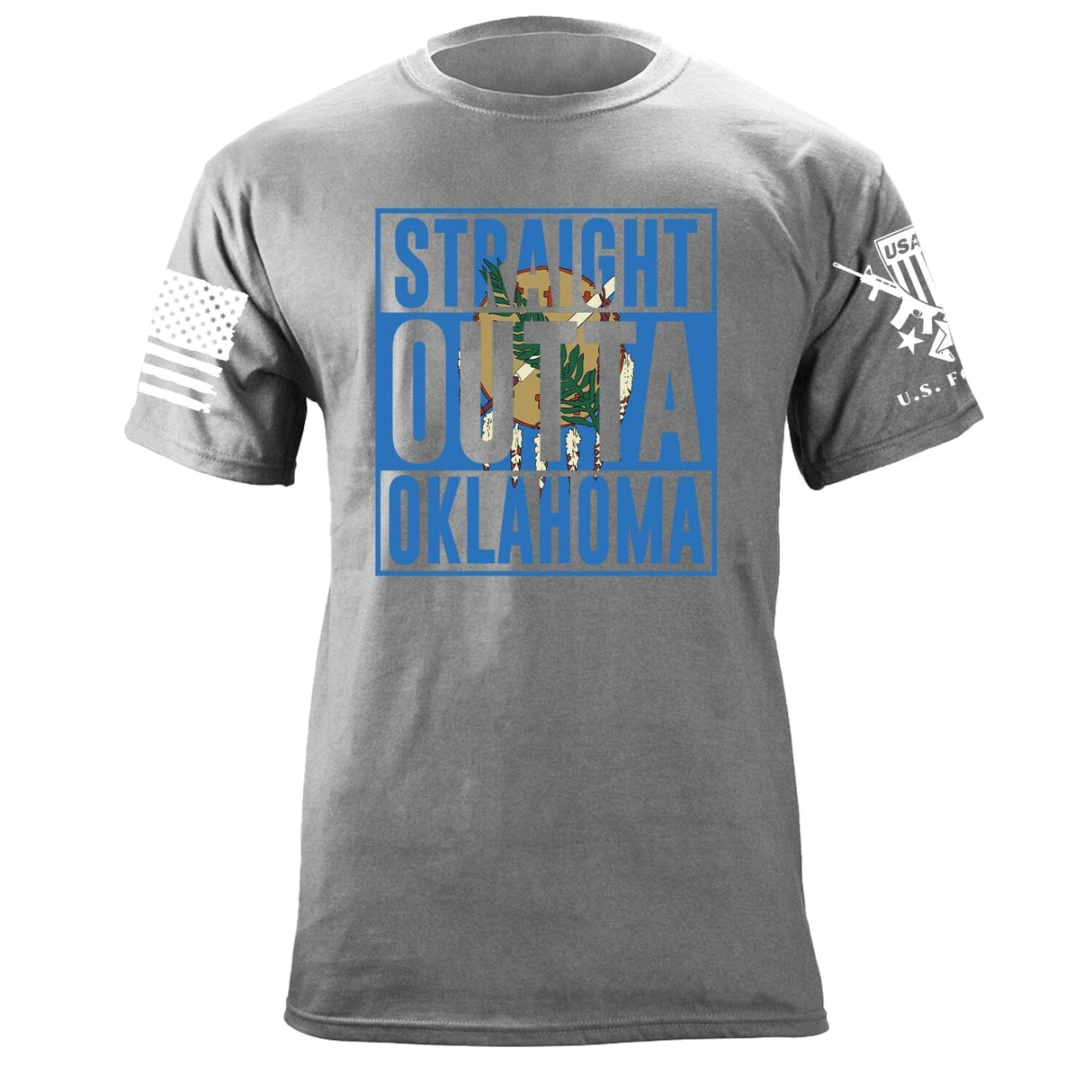 Straight Outta Oklahoma T-Shirt Shirts 87180-S-HG