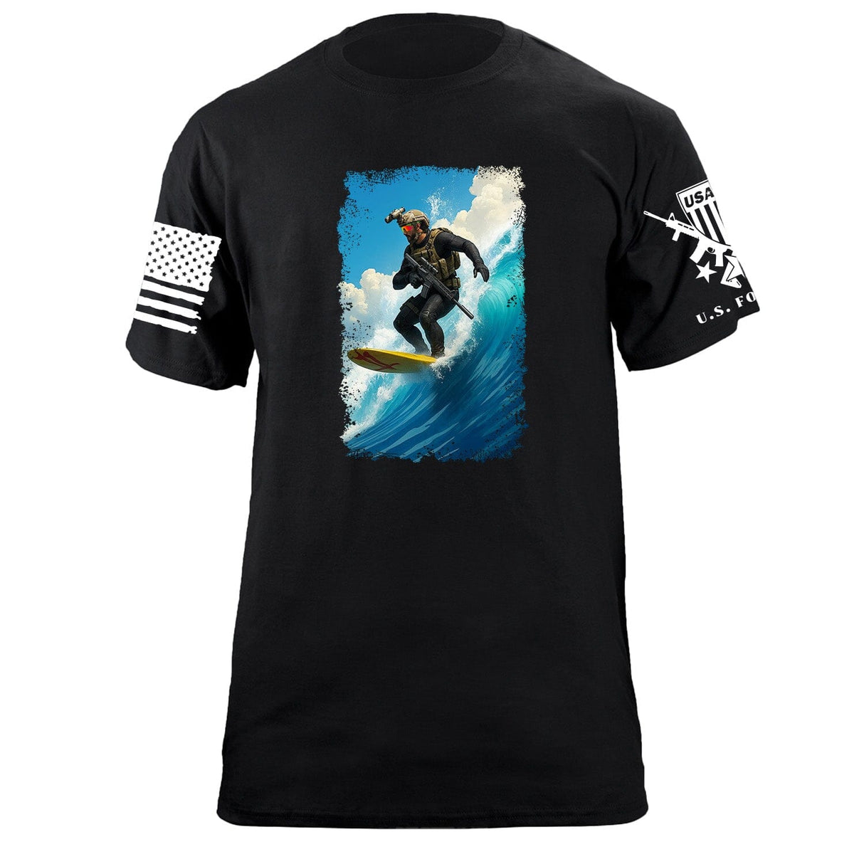 Surfer Operator T-Shirt Shirts 87407-S-BK